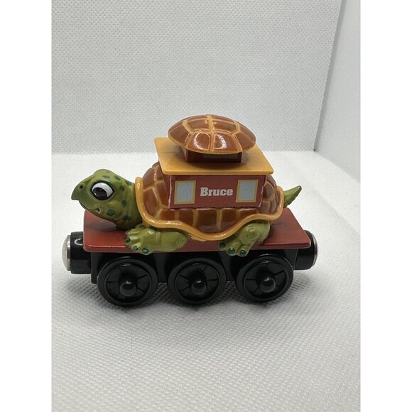 Alpha ZOO Express Diecast Train Bruce Turtle BRIO/ Thomas Wooden Railway Compat - Picture 1 of 5
